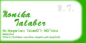 monika talaber business card